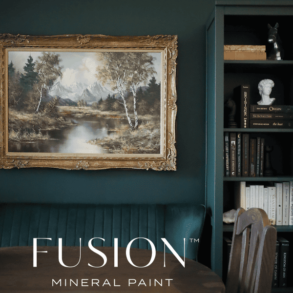 diepgroen meubelverf fusion mineral paint manor green