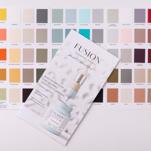 Kleuren kaart inclusief metallics fusion paint