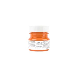 fusion mineral paint-tuscanorange-tester
