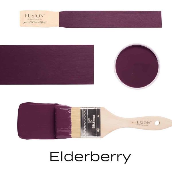 fusion paint meubelverf kwast en kleur elderberry