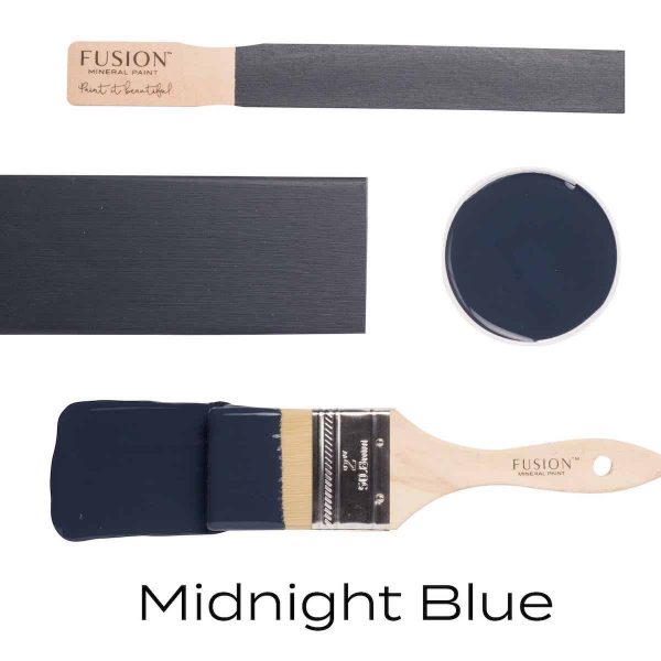 fusion paint meubelverf kwast en kleur midnight blue