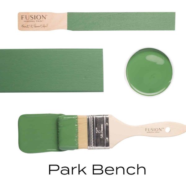 fusion paint meubelverf kwast en kleur park bench