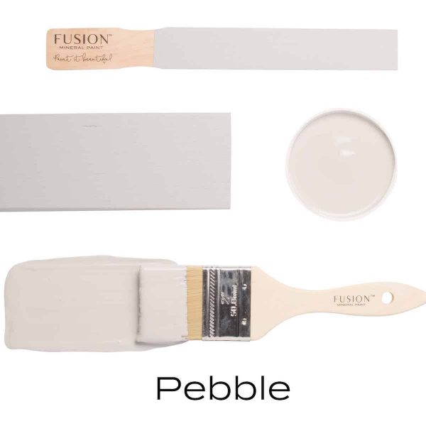 fusion paint meubelverf kwast en kleur pebble