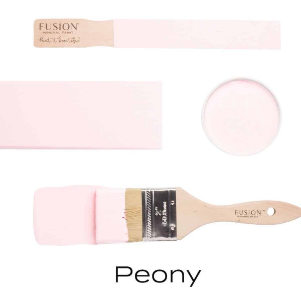 fusion paint meubelverf kwast en kleur peony