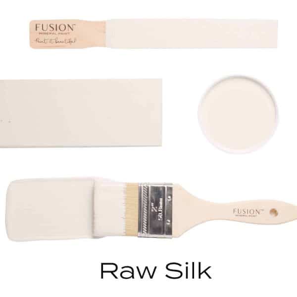 fusion paint meubelverf kwast en kleur raw silk
