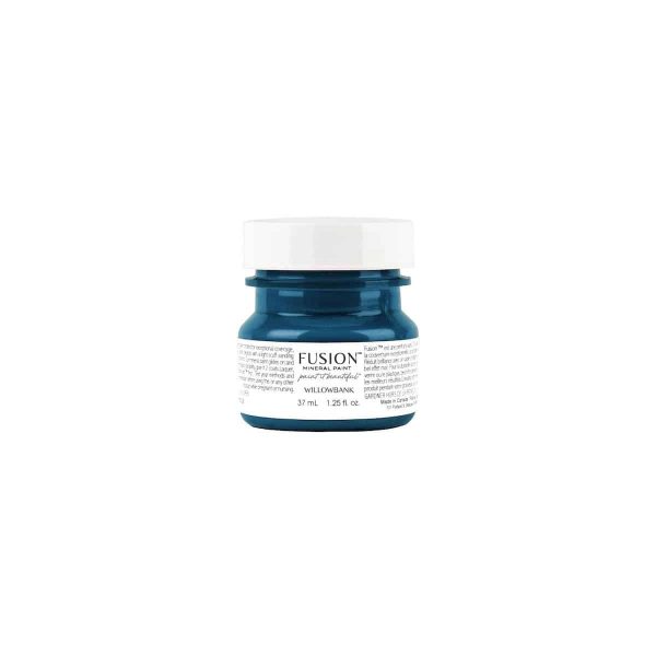 Fusion paint Willowbank blauwe meubelverf tester