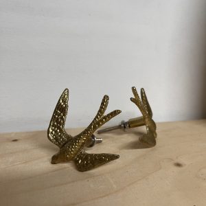 meubelknop zwaluw goud