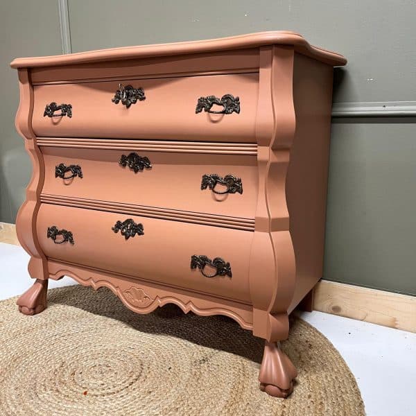 iron clay fusion mineral paint terracotta meubelverf