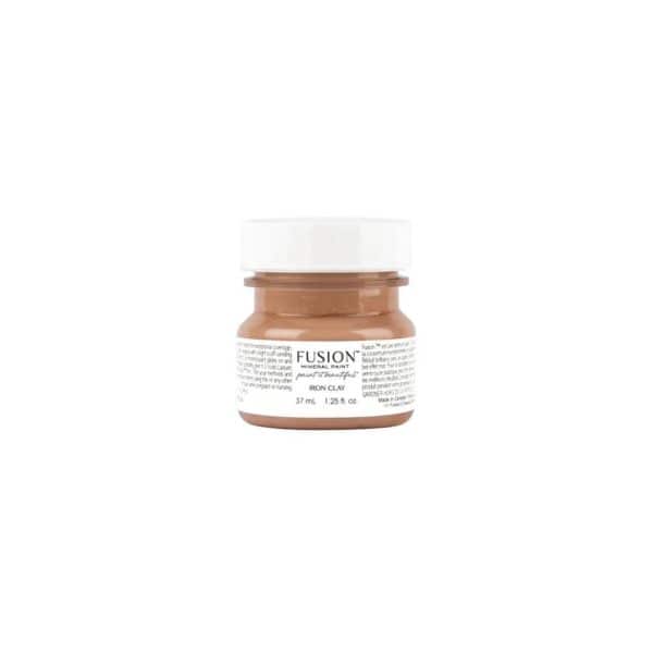 iron clay fusion mineral paint tester