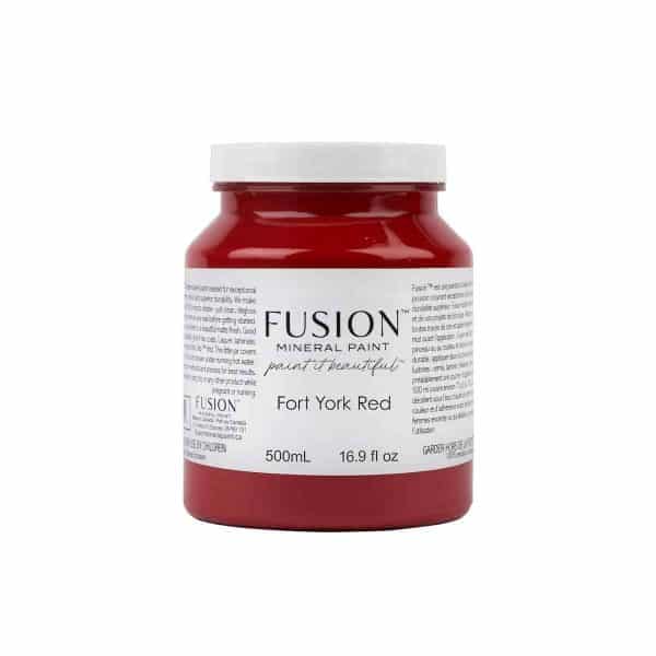 meubelverf fusion mineral paint-fortyorkred-pint