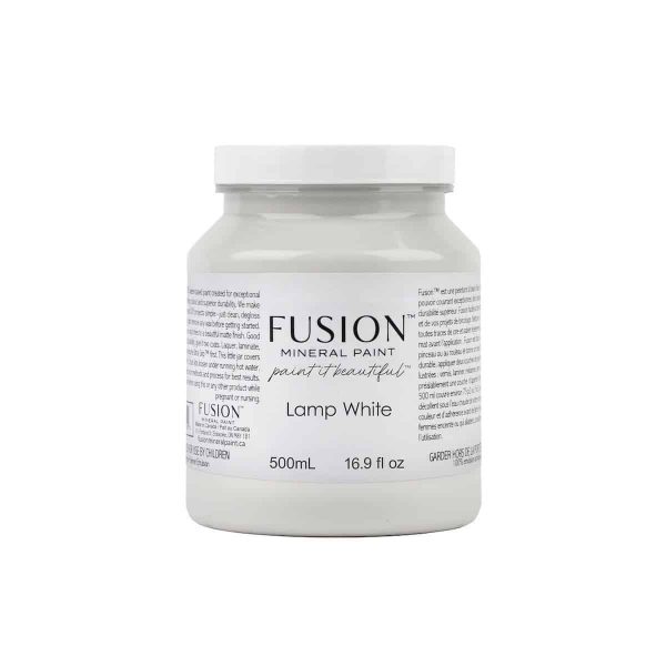 meubelverf fusion mineral paint-lampwhite-pint