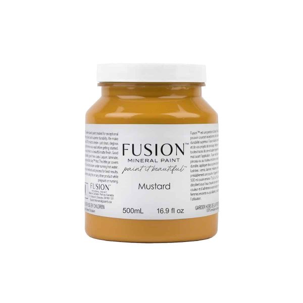 meubelverf fusion mineral paint-mustard-pint