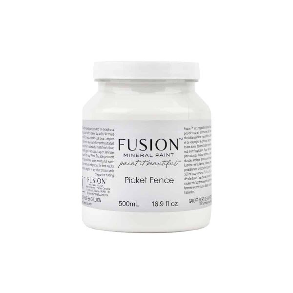 meubelverf fusion mineral paint-picketfence-pint