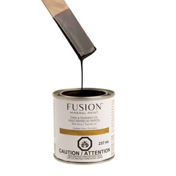 stain and finish oil golden pine afwerking fusion paint
