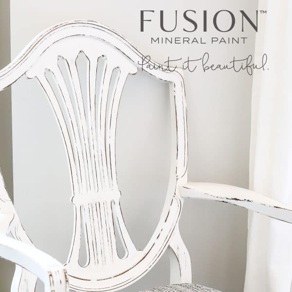 warm wit meubelverf fusion mineral paint RawSilk